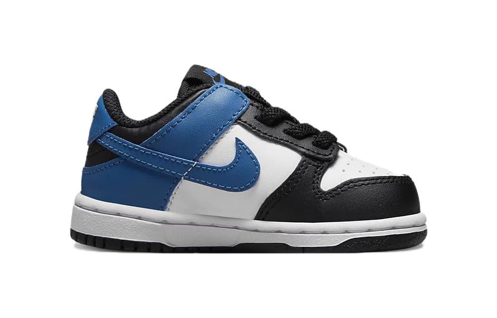 Кроссовки Nike Dunk Противоскользящая Устойчивая к истиранию Амортизация Низкие Малыши Обувь Синие Белые Малыш - изображение 2