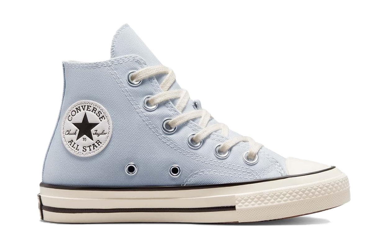 Converse 1970s Chuck Taylor All Star Удобные Высокие Детские Кеды Синие Белые - изображение 2
