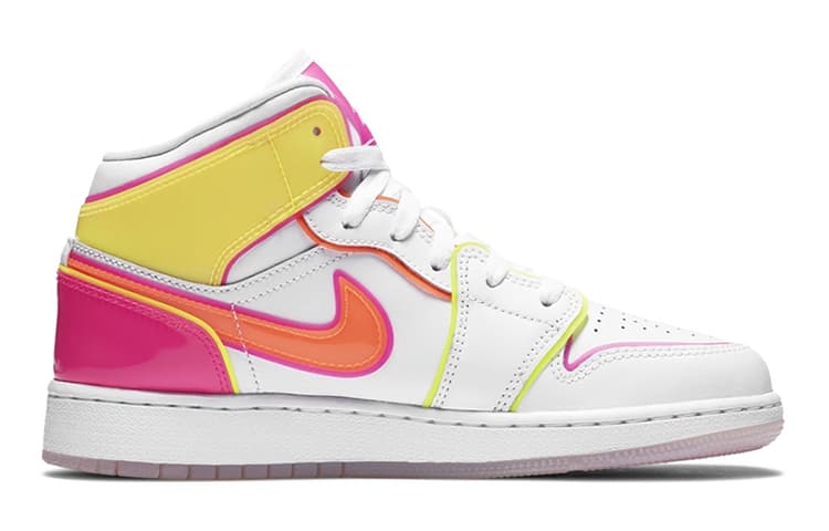 Кроссовки для баскетбола Jordan Air Jordan 1 Mid GS - изображение 4