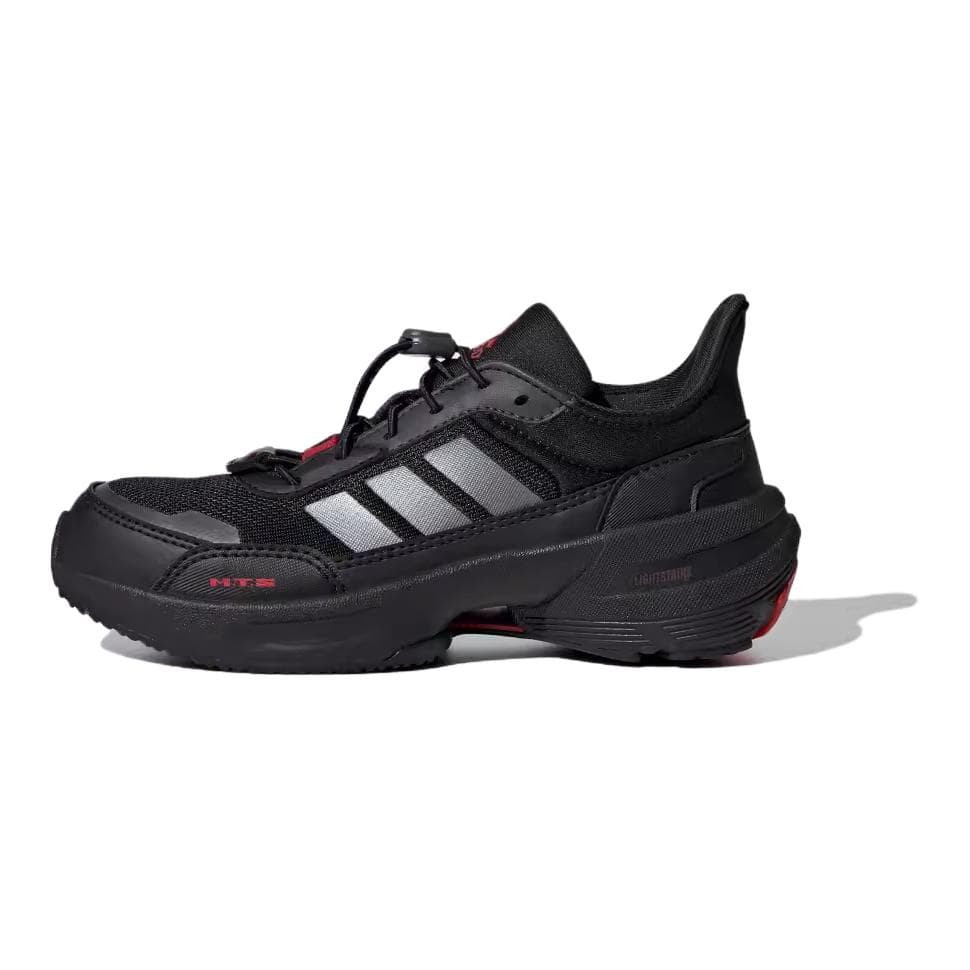Кроссовки Adidas Ткань Устойчивая к Износу Дышащая Низкие Кроссовки для Беговых Занятий для Детей Черные Красные Детские - изображение 1