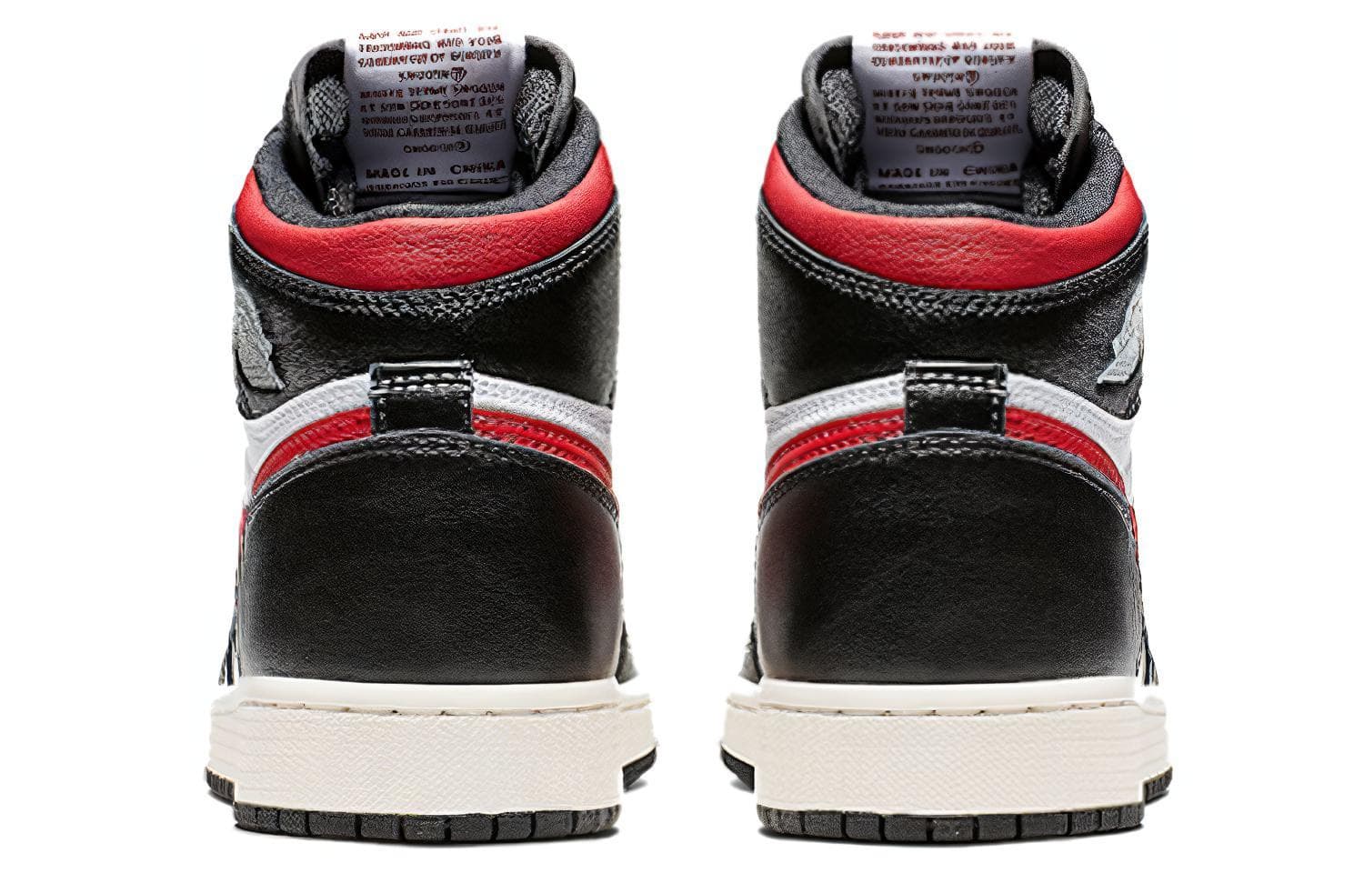 Кроссовки для баскетбола Jordan Air Jordan 1 Retro High Black Gym Red GS 2019 - изображение 6