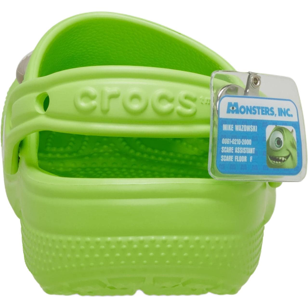 Сандалии Crocs x Monsters Inc Классические сандалии с низким верхом для детей зеленые детские - изображение 4