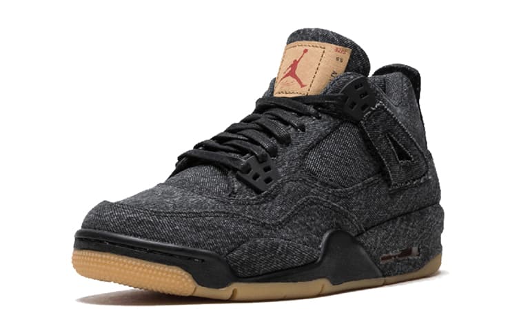 Кроссовки для баскетбола Jordan Air Jordan 4 Retro Levis Black GS - изображение 8