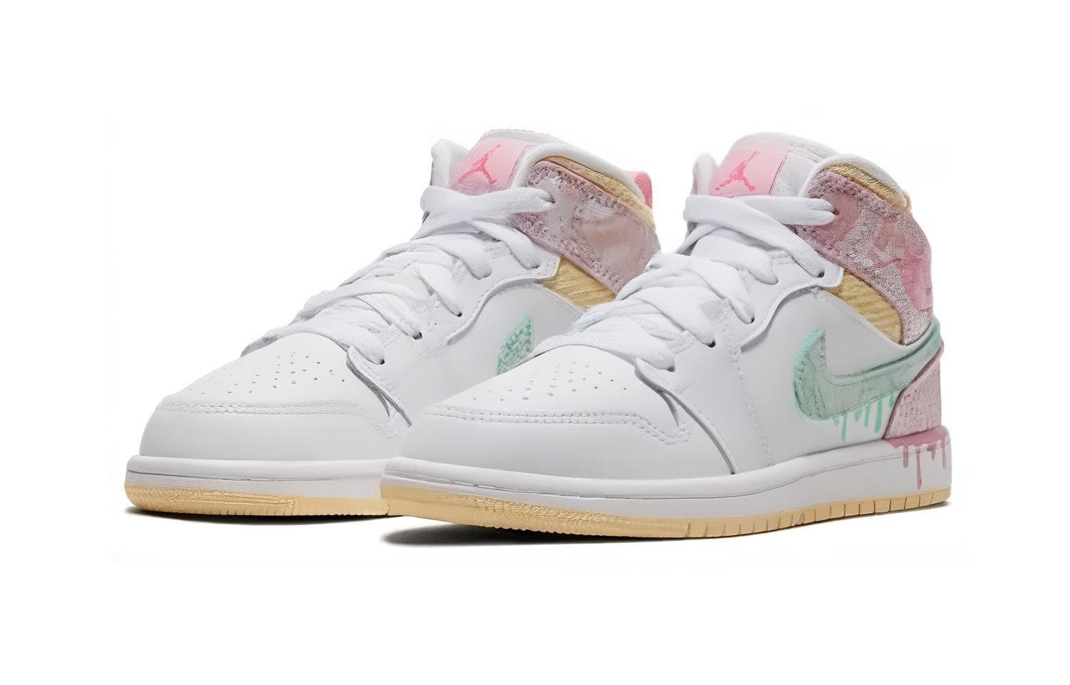Кроссовки для баскетбола Jordan Air Jordan 1 Mid SE Ice Cream - изображение 5