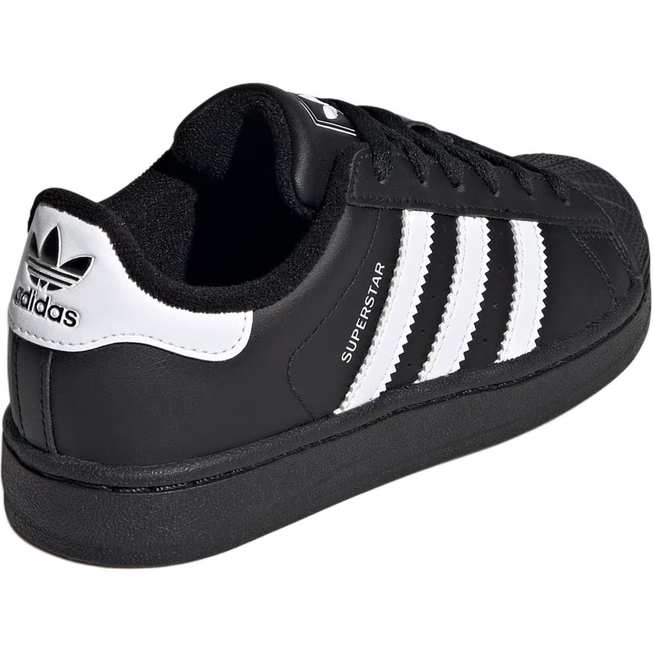 Кроссовки Adidas Originals Superstar 2 Low Топ Детская Скейтбординг Обувь Черная Детская - изображение 4