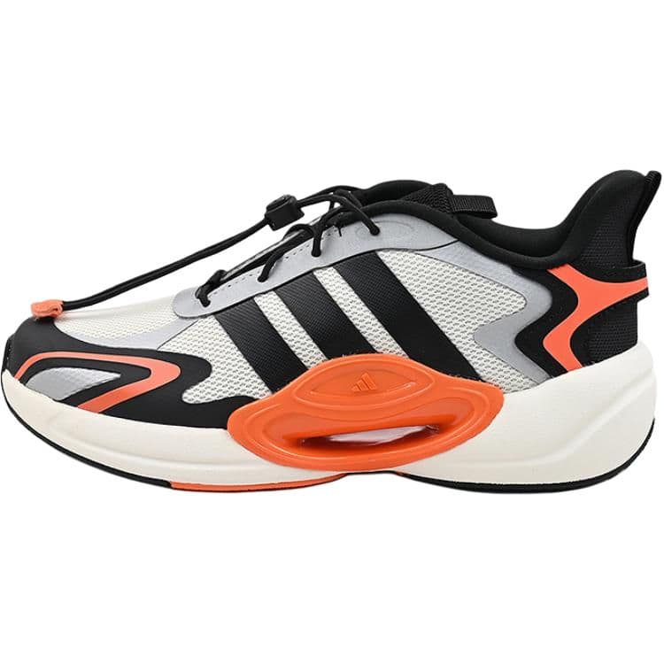 Кроссовки Adidas Galaxy Противоскользящие Устойчивые к истиранию Поддержка Низкий Верх Детская Беговая Обувь Серый Черный Детский - изображение 1