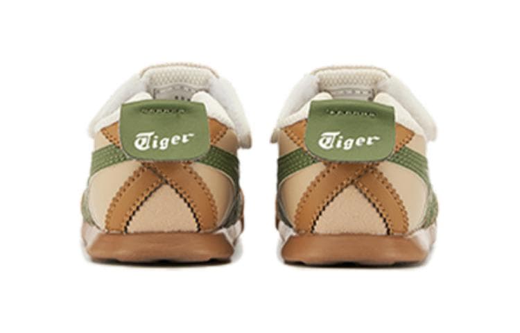 Кроссовки Onitsuka Tiger MEXICO 66 Устойчивый к истиранию водонепроницаемый и дышащий Низкий верх Обувь для малышей Коричневый - изображение 3