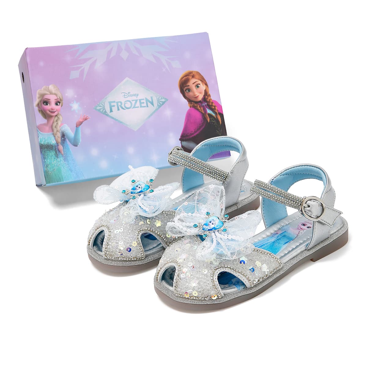 Сандалии DISNEY FROZEN SERIES Антискользящий Анти-удар Амортизация Износостойкий Дышащий Лоу-топы Сандалии Детский - изображение 2