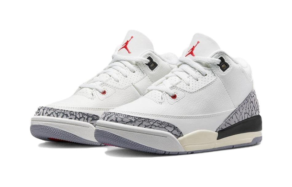 Кроссовки для баскетбола Jordan Air Jordan 3 White Cement Reimagined PS - изображение 3