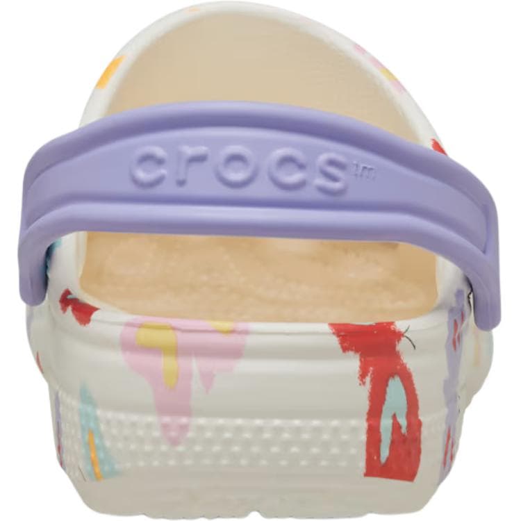 Сандалии Crocs Classic сандалии с низким верхом для детей цвет экрю - изображение 4