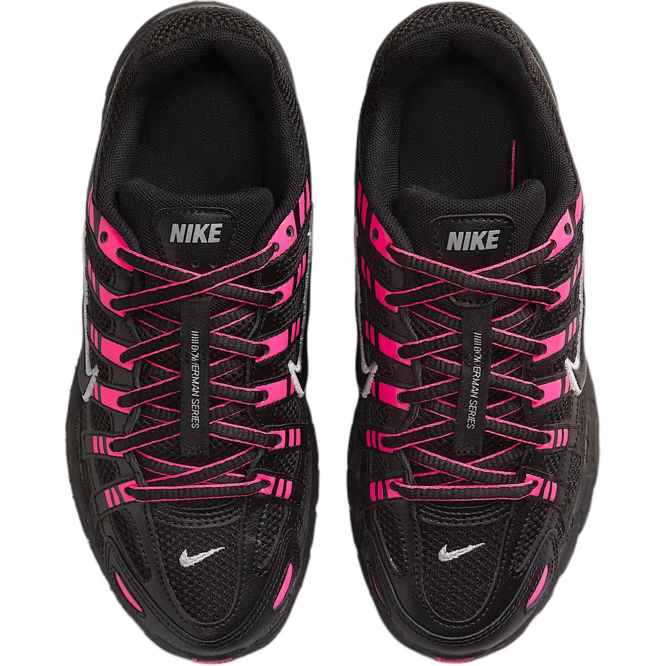 Кроссовки Nike P 6000 Комфортные Низкие Беговые Кроссовки Черные Детские - изображение 3