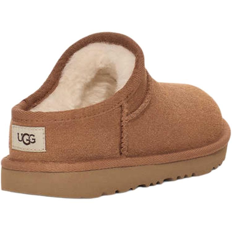 UGG противоскользящие устойчивые к истиранию низкие детские тапочки домашнего использования каштанового цвета - изображение 4