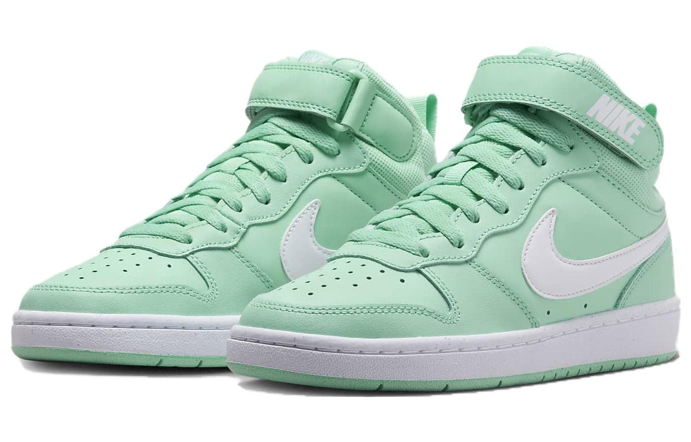 Кроссовки Nike Court Borough MID 2 Противоскользящая Скейтборд Обувь Зеленый Белый Унисекс - изображение 3