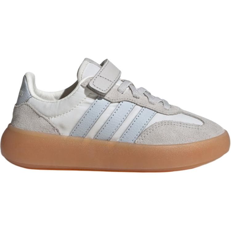 Кроссовки Adidas BARREDA DECODE Устойчивый к истиранию Низкий Топ Детские Скейтбординги Светло-Серый Детский - изображение 3