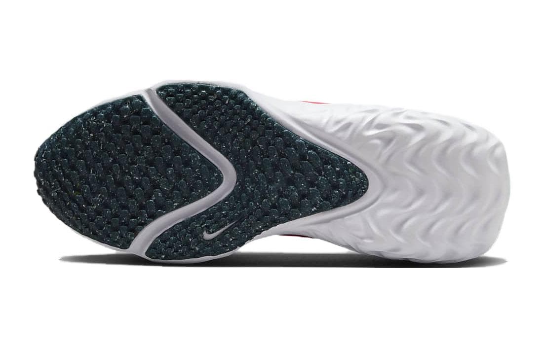 Кроссовки Nike Run Flow Амортизация Низкие Беговые Кроссовки Белые Зеленые Унисекс - изображение 6