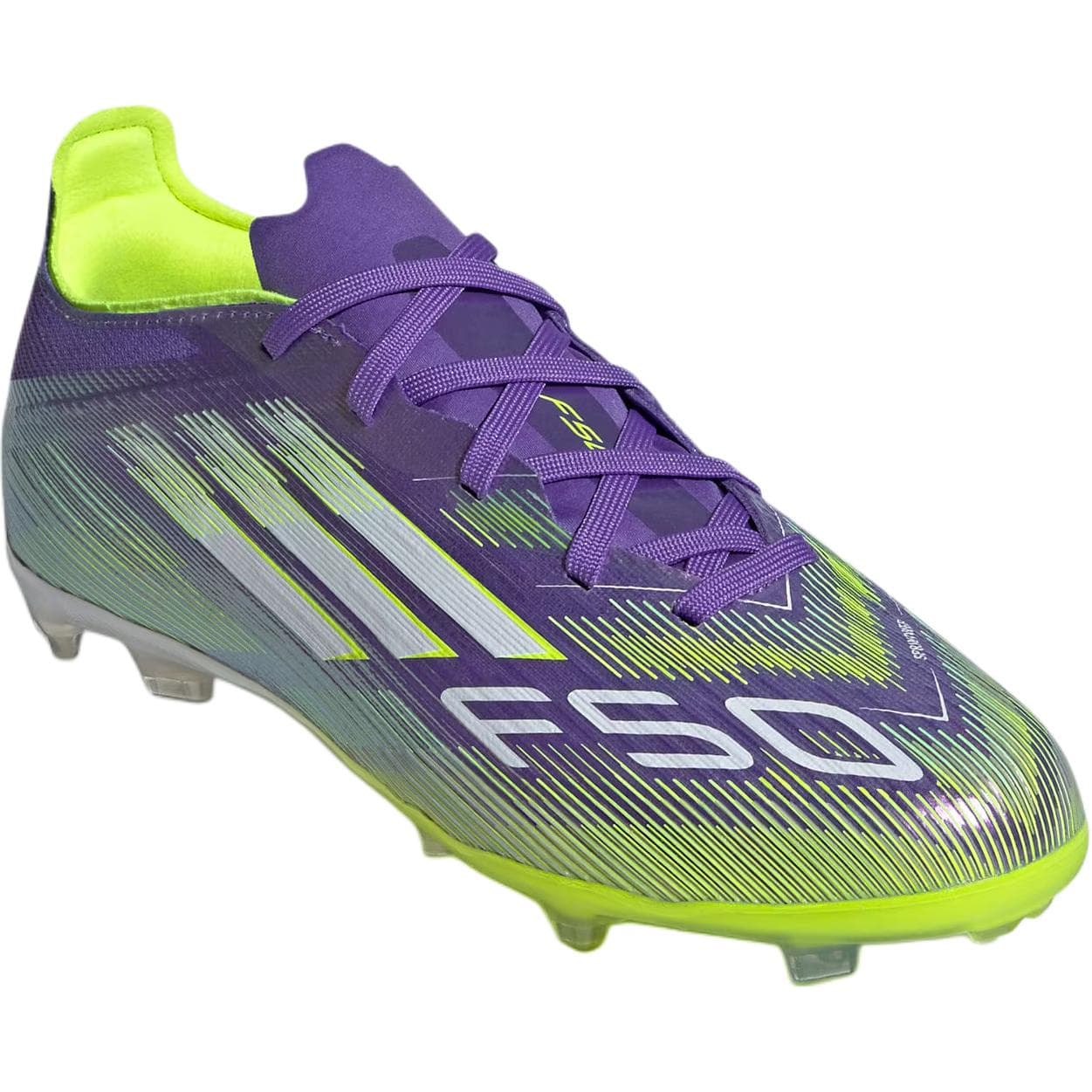 Бутсы Adidas F50 ELITE Low Топ Детские футбольные бутсы Фиолетовый Детский - изображение 4