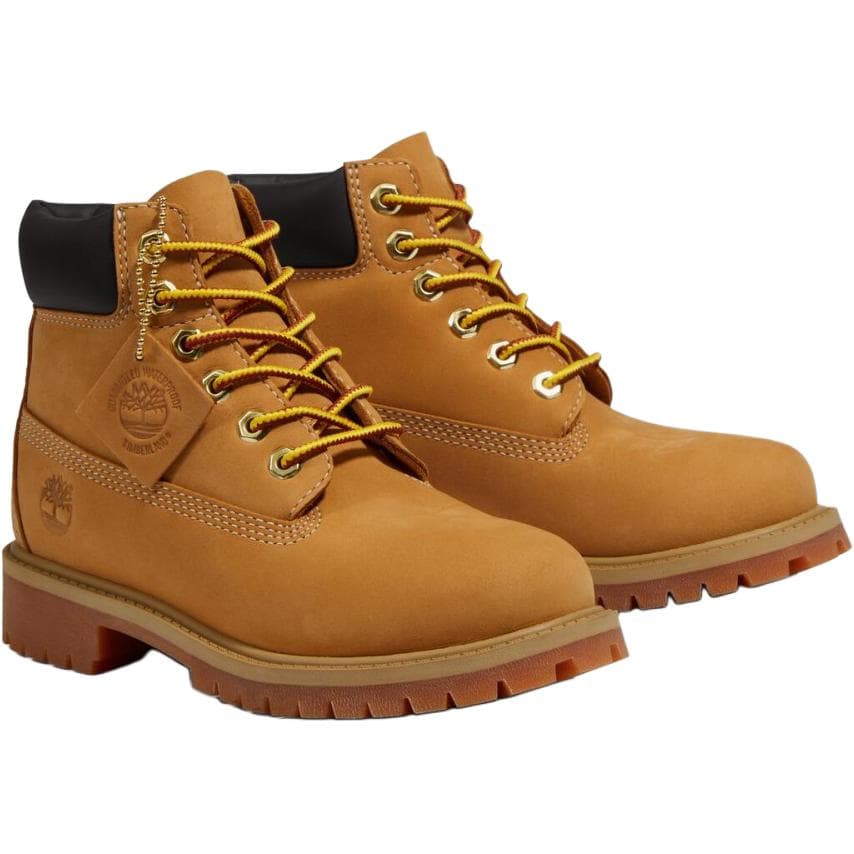 Timberland Премиум противоскользящие устойчивые к истиранию детские ботинки коричневого цвета для детей 3-7 лет - изображение 3