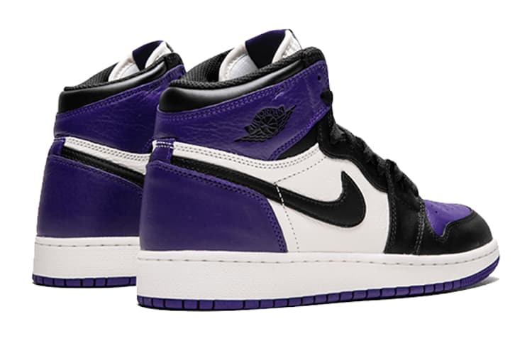Кроссовки для баскетбола Jordan Air Jordan 1 Retro High Court Purple GS - изображение 9