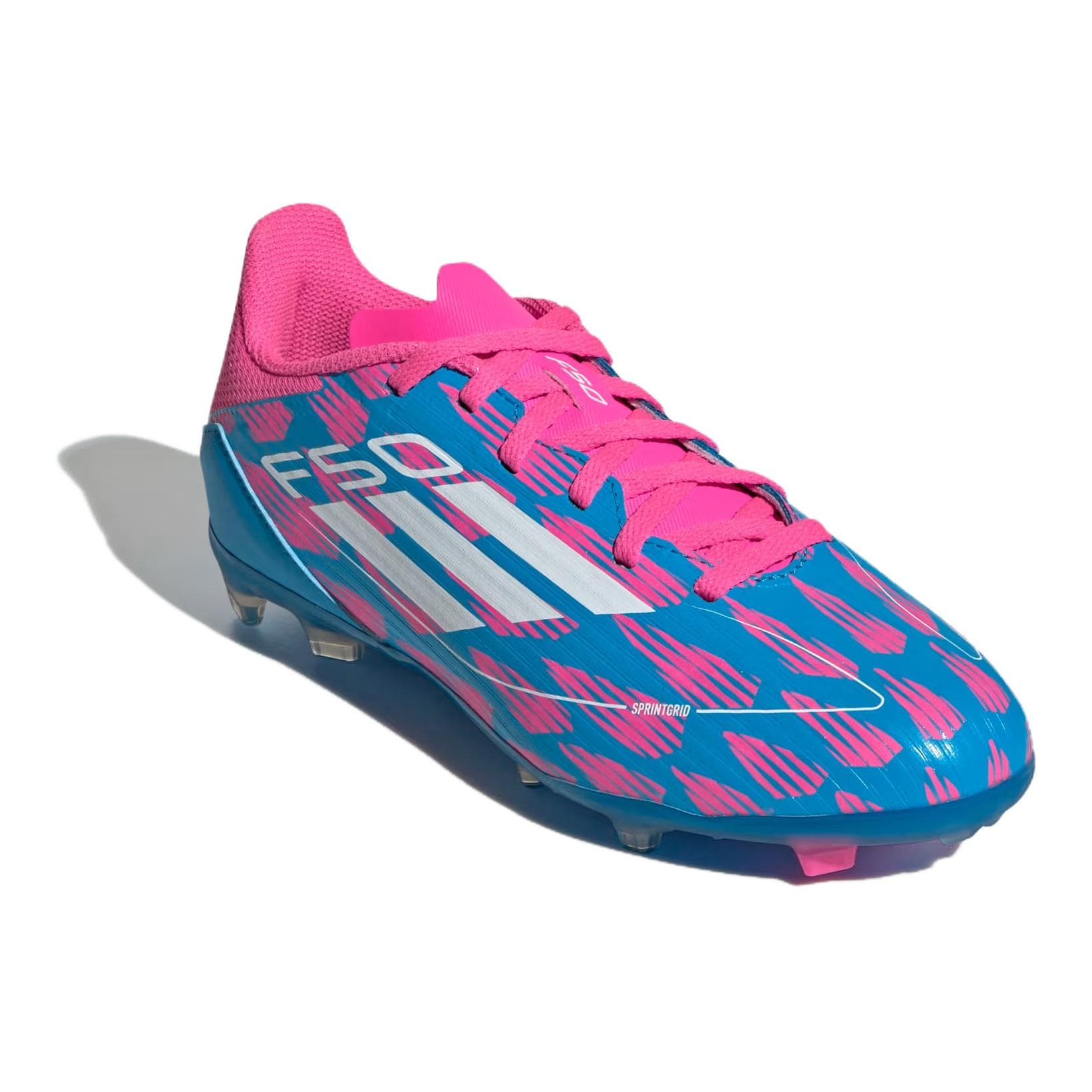 Бутсы Adidas F50 League Low Детская футбольная обувь синий цвет для малышей - изображение 4