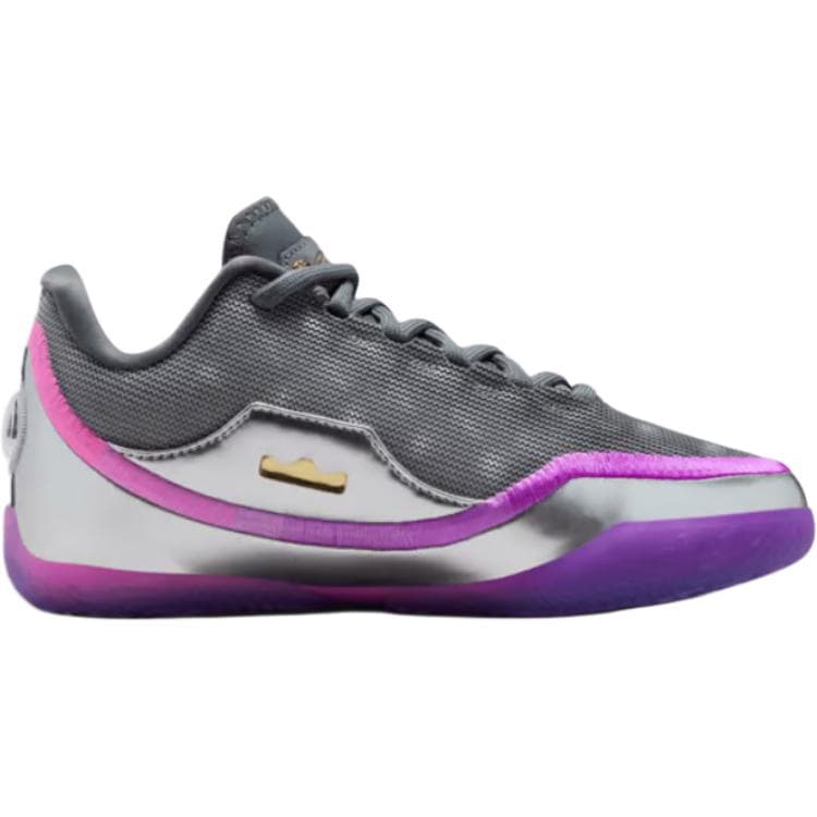 Кроссовки для баскетбола Nike Lebron 23 Low Топ Детская Баскетбольная Обувь Серый Серебряный Малыш - изображение 2