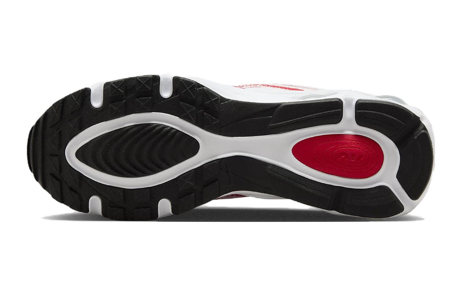 Кроссовки Nike Air Max TW Амортизация Устойчивая к истиранию Низкая Повседневная Обувь Белый Красный Унисекс - изображение 6