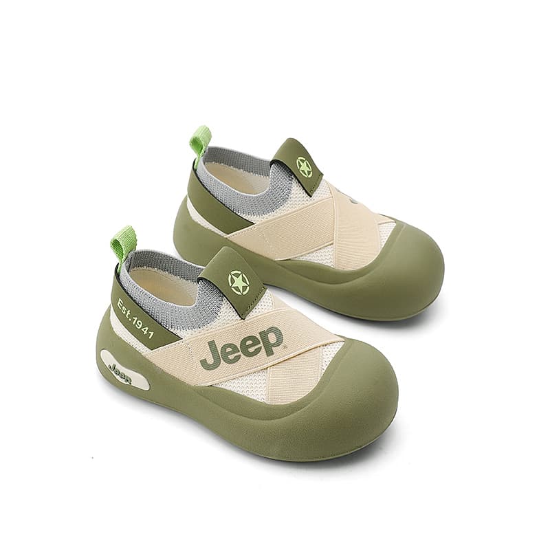 Кроссовки Jeep Low Топ Детская Обувь для Повседневной Жизни Оливково-Зеленая Детская - изображение 5