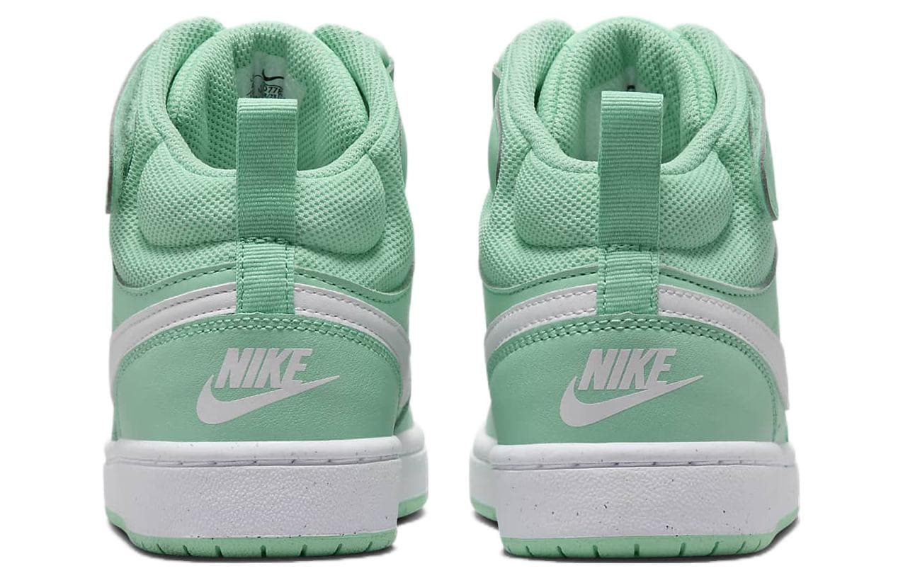 Кроссовки Nike Court Borough MID 2 Противоскользящая Скейтборд Обувь Зеленый Белый Унисекс - изображение 5