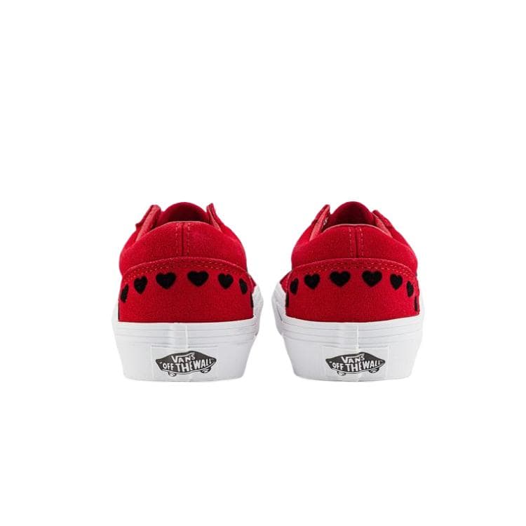 Кроссовки Vans Old Skool Low Топ Детская Скейтбординг Обувь Красная Малыш - изображение 4