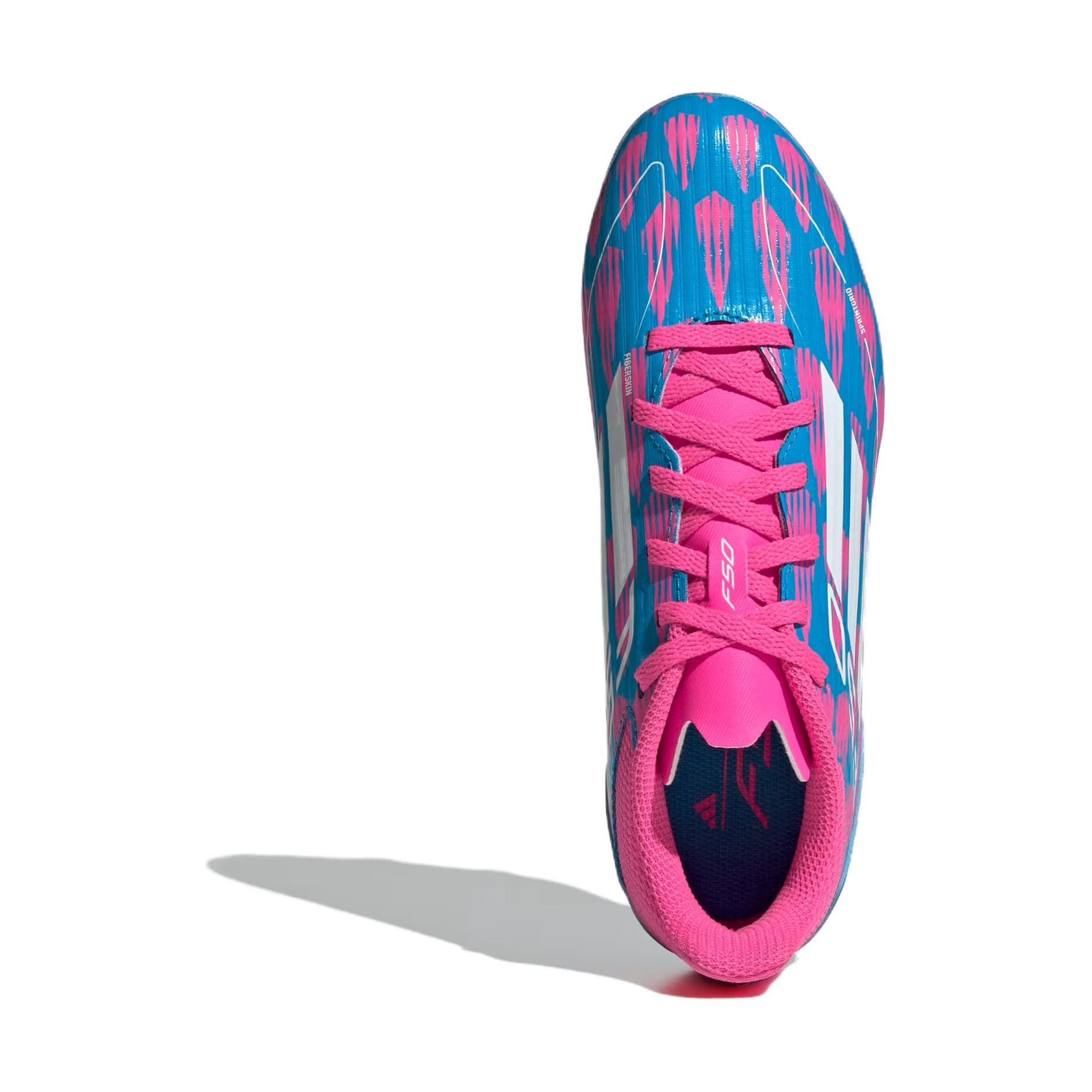 Бутсы Adidas F50 League Low Детская футбольная обувь синий цвет для малышей - изображение 5
