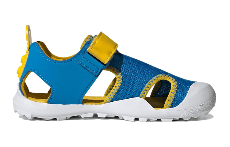 Сандалии LEGO x Adidas Captain Toey противоскользящие устойчивые к истиранию детские сандалии синие желтые для малышей - изображение 2