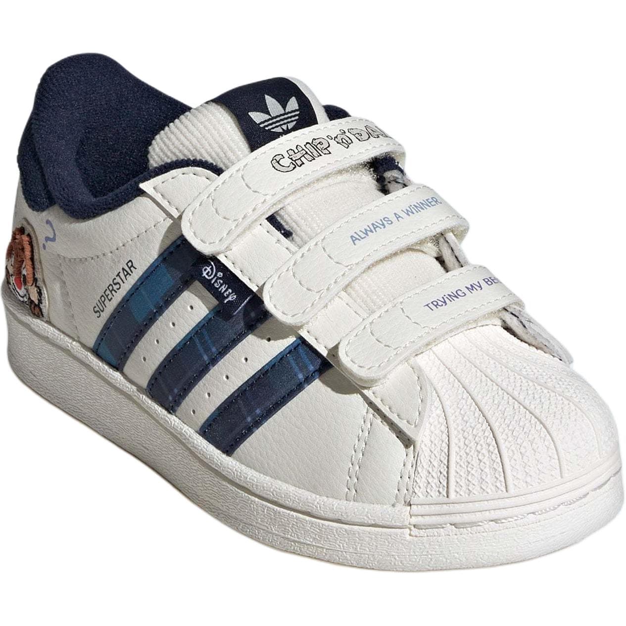 Кроссовки Adidas Originals x Disney Superstar Low Top Детская Скейтбординг Обувь Белый Серый Малыш - изображение 3