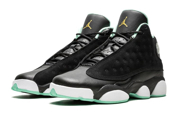 Кроссовки для баскетбола Jordan Air Jordan 13 Retro Black Mint Foam GS - изображение 4