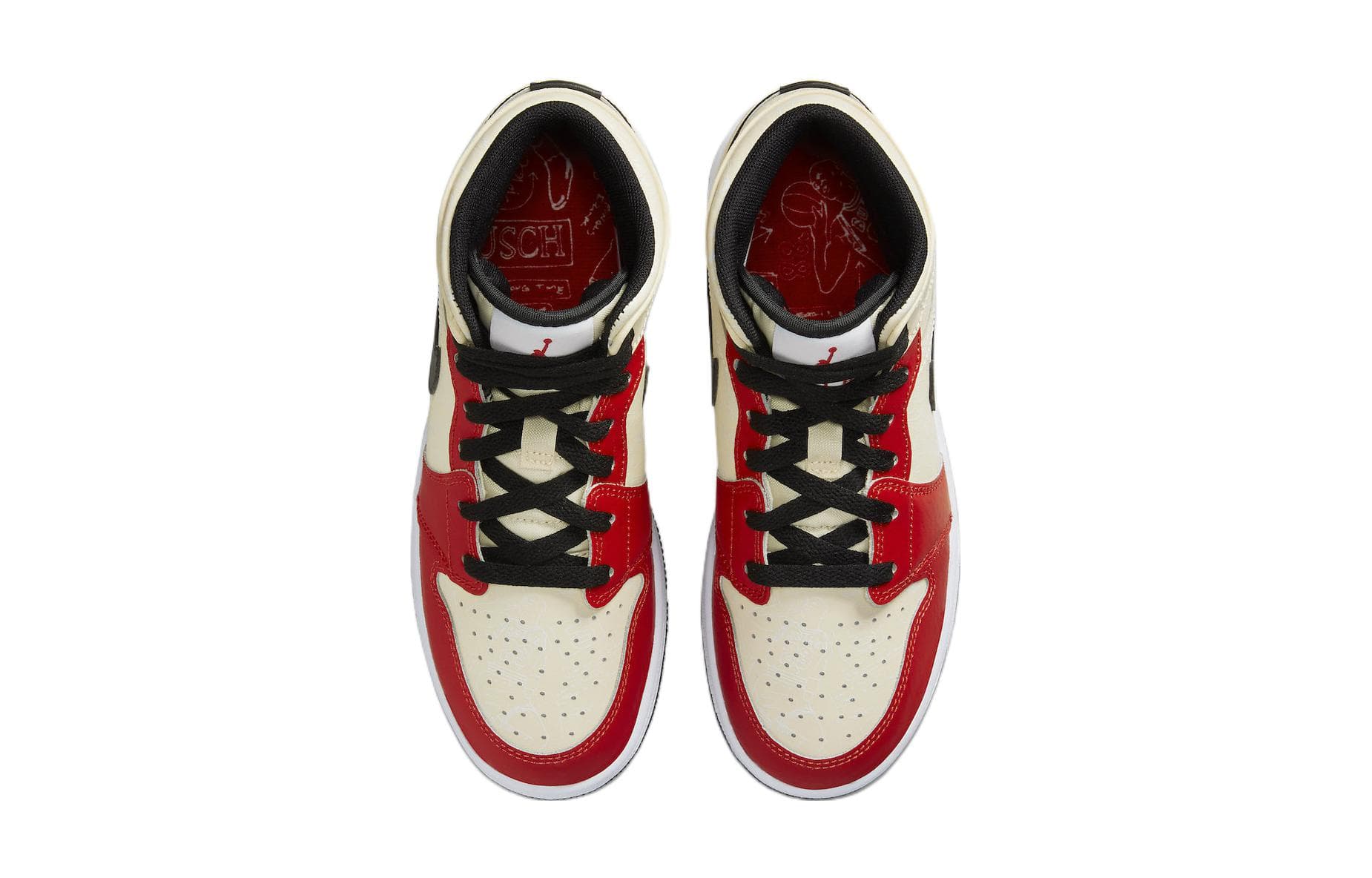 Кроссовки для баскетбола Jordan Air Jordan 1 Mid "Dunk Contest" GS - изображение 4