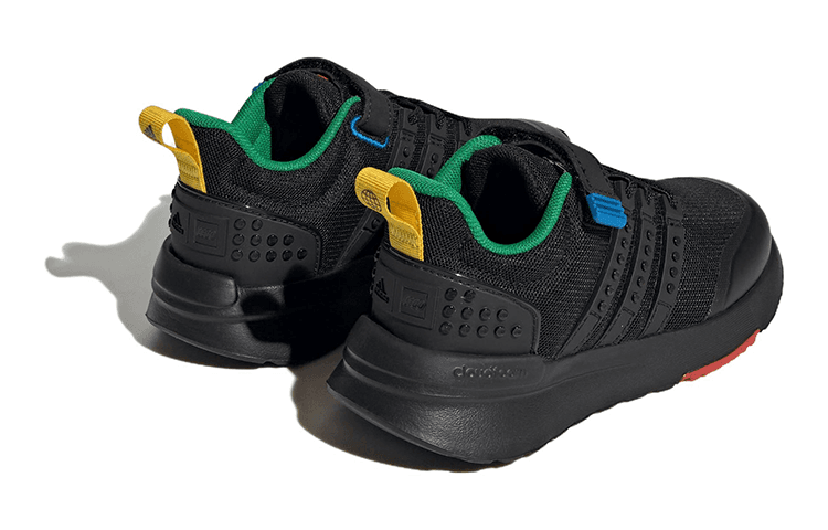 Кроссовки LEGO x Adidas Neo Racer TR21 Эластичные Дышащие Низкие Кроссовки для Беговых Занятий для Детей Черные Малыш - изображение 2