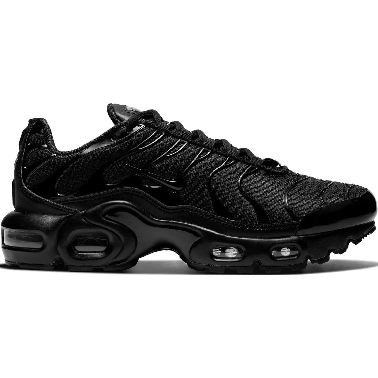 Кроссовки Nike Air Max Plus Low Top Беговые кроссовки Черные Унисекс - изображение 2