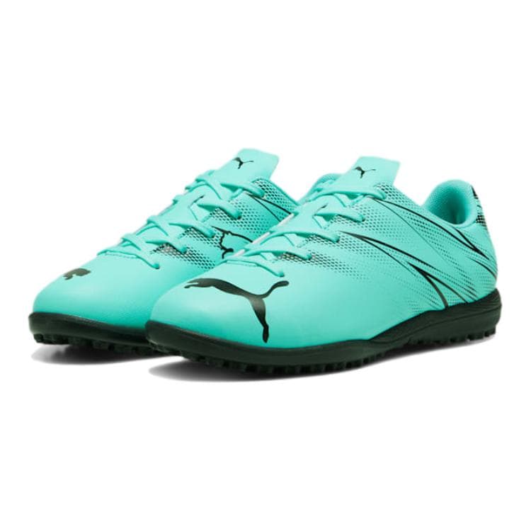 Бутсы PUMA Низкие футбольные бутсы зеленые черные детские - изображение 3
