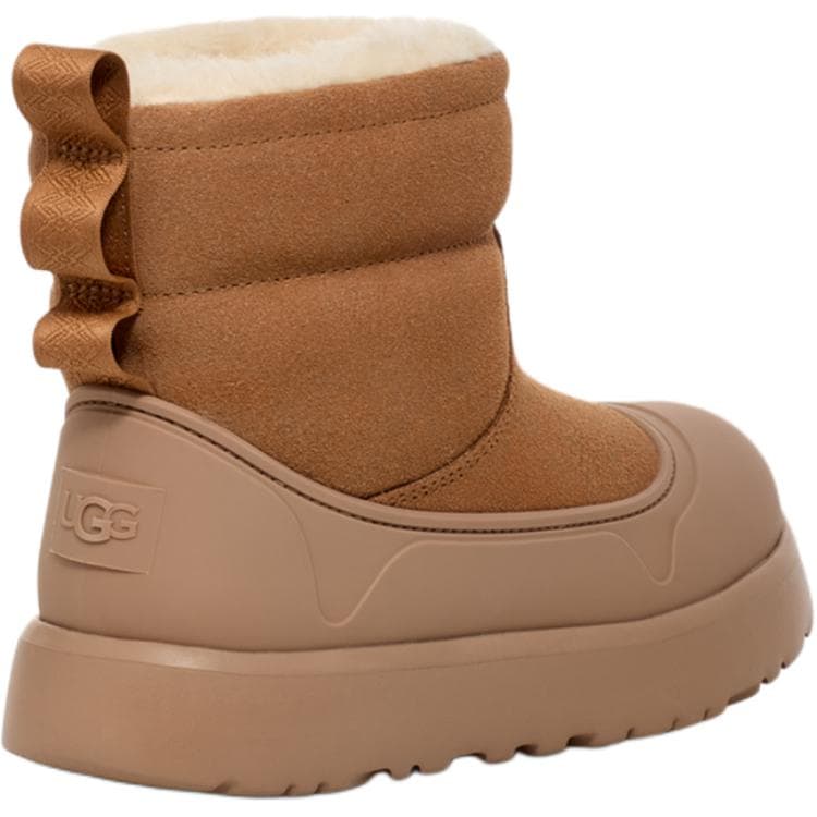 UGG CLASSIC MINI Противоскользящие устойчивые к истиранию детские ботинки коричневый детский - изображение 4