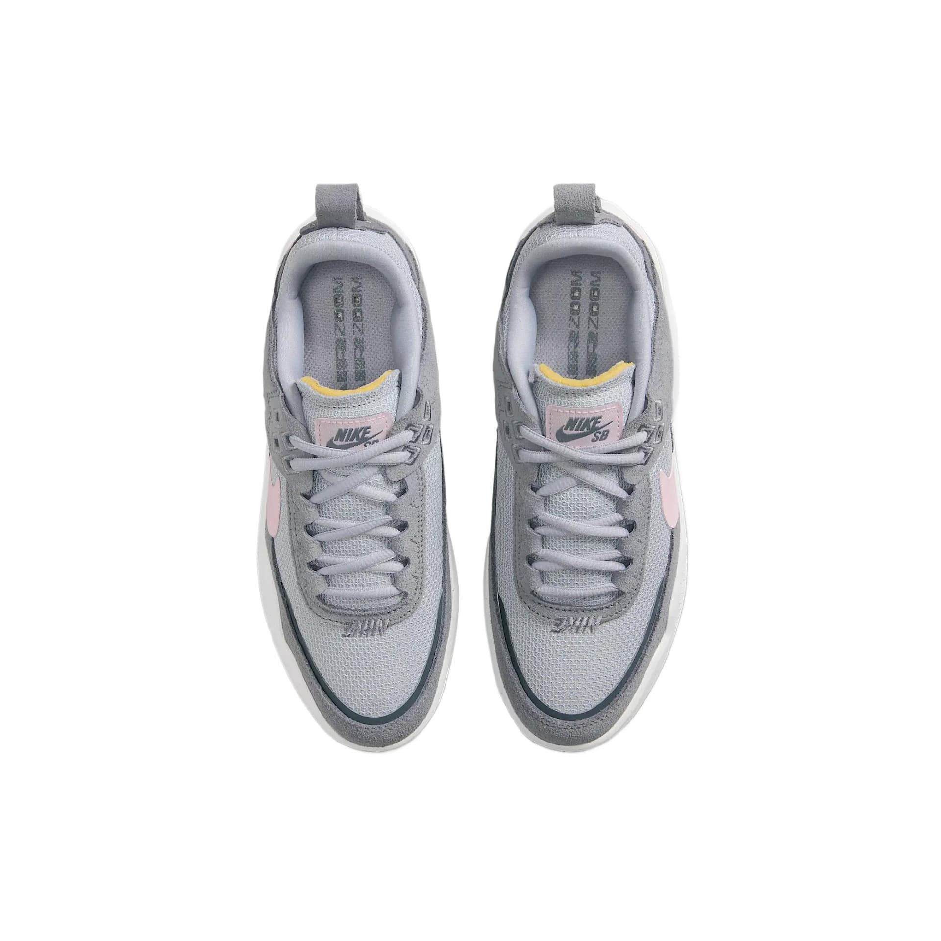 Кроссовки Nike Противоскользящие Амортизирующие Дышащие Детские Скейтбординги Серые Детские - изображение 3
