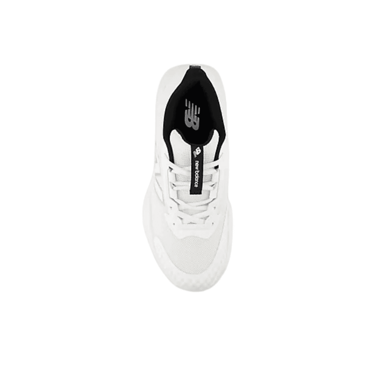 New Balance Устойчивые к истиранию Низкие детские кроссовки для тренировок Белый Черный Детский - изображение 3
