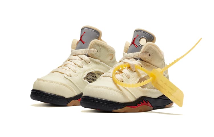 Кроссовки 1-OFF-WHITE OFF-WHITE x Jordan Air Jordan 5 Sail SP - изображение 5