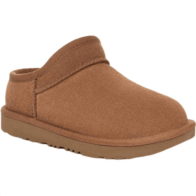 UGG противоскользящие устойчивые к истиранию низкие детские тапочки домашнего использования каштанового цвета - изображение 2