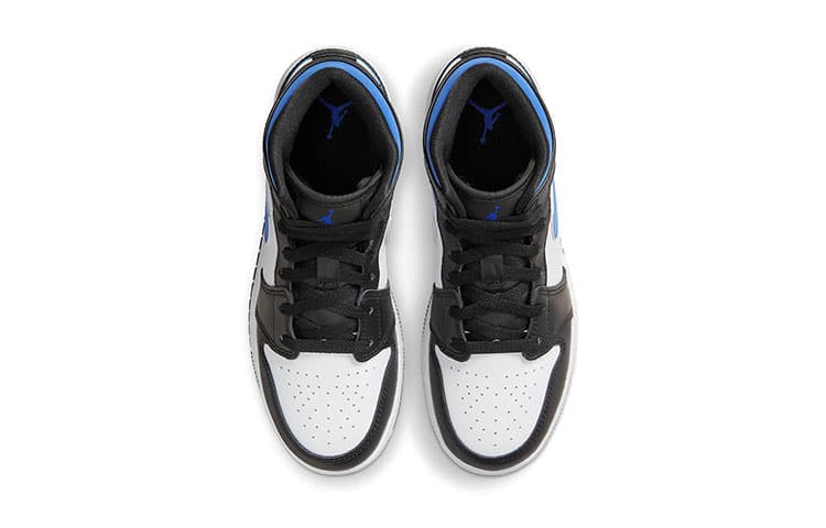 Кроссовки для баскетбола Jordan Air Jordan 1 Mid "White Royal" GS - изображение 6