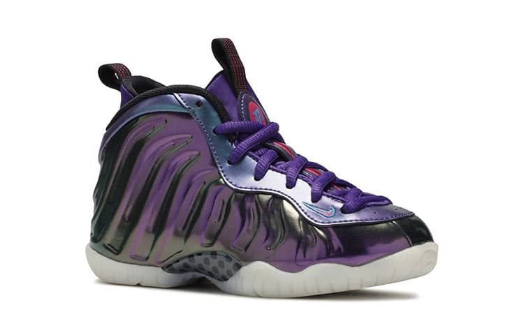 Кроссовки для баскетбола Nike Foamposite One Iridescent Purple - изображение 3