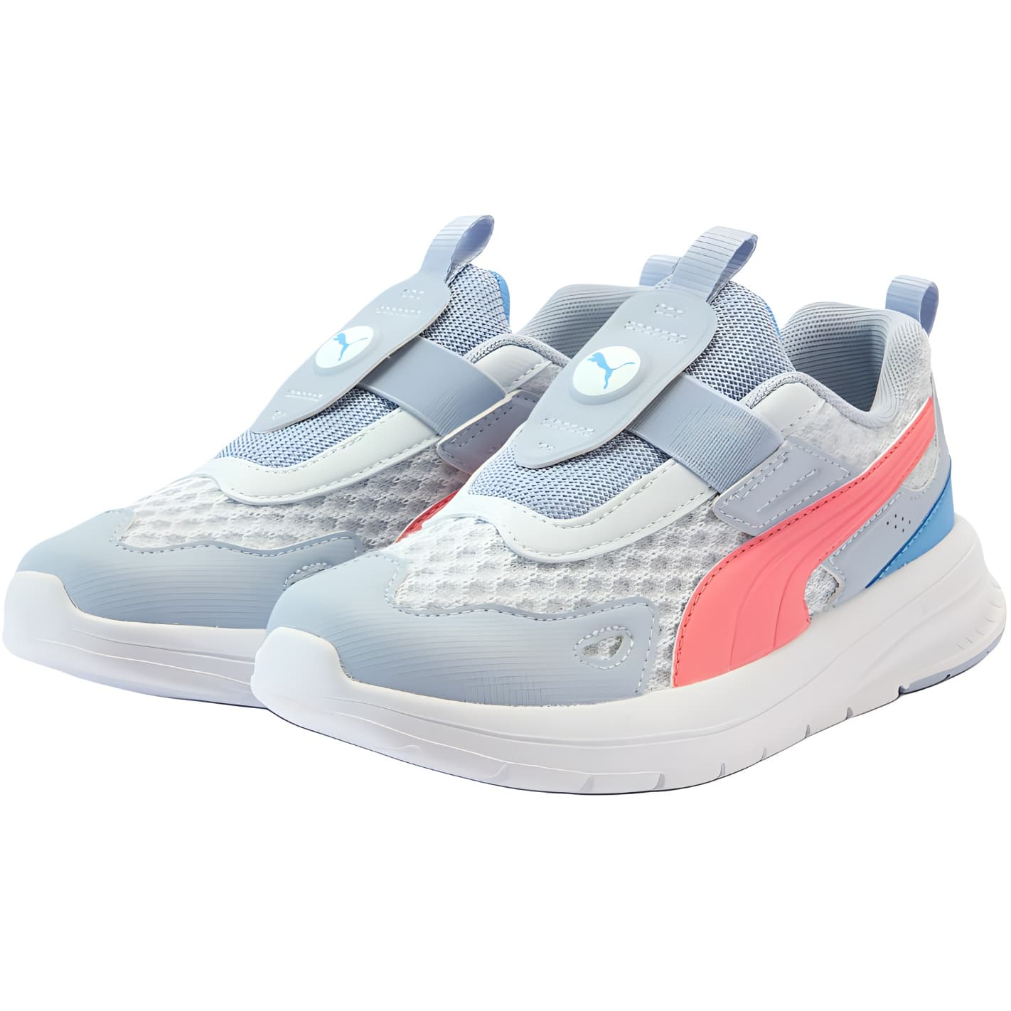 Кроссовки PUMA EVOLVE Run Ткань Устойчивая к истиранию Низкий Верх Детская Беговая Обувь Синяя Малыш - изображение 3