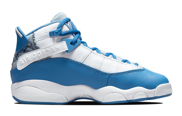 Кроссовки для баскетбола Jordan Air Jordan 6 Rings Denim GS - изображение 8