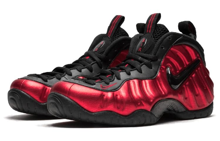 Кроссовки для баскетбола Nike Foamposite Pro University Red GS - изображение 3