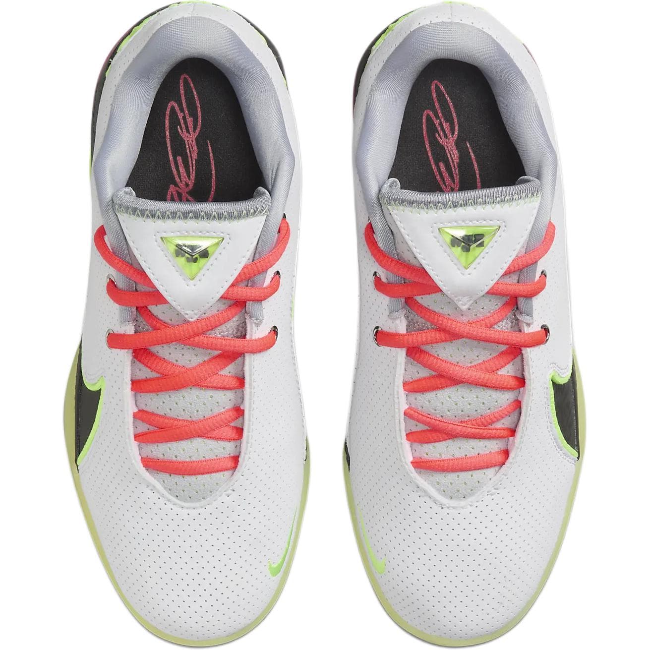 Кроссовки для баскетбола Nike LeBron 22 Low Топ Детская Баскетбольная Обувь Белый Черный Зеленый Малыш - изображение 4