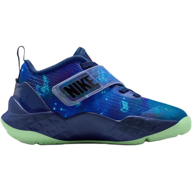 Кроссовки для баскетбола Nike X LEGO Team Hustle D 12 Low Топ Детские Баскетбольные Кроссовки Brave Синий Черный Зеленый Детский - изображение 2