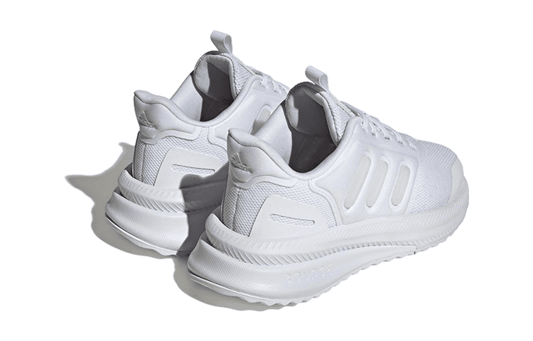 Кроссовки Adidas X_PLR Ткань Противоскользящие Низкие Кроссовки для Беговых Занятий Детские Белые Подростковые - изображение 4