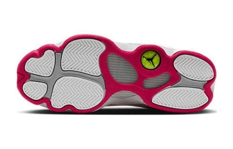 Кроссовки для баскетбола Jordan Air Jordan 13 Противоскользящие Анти-КИК Амортизация MID Баскетбольные кроссовки Белый Серый Красный Унисекс - изображение 5